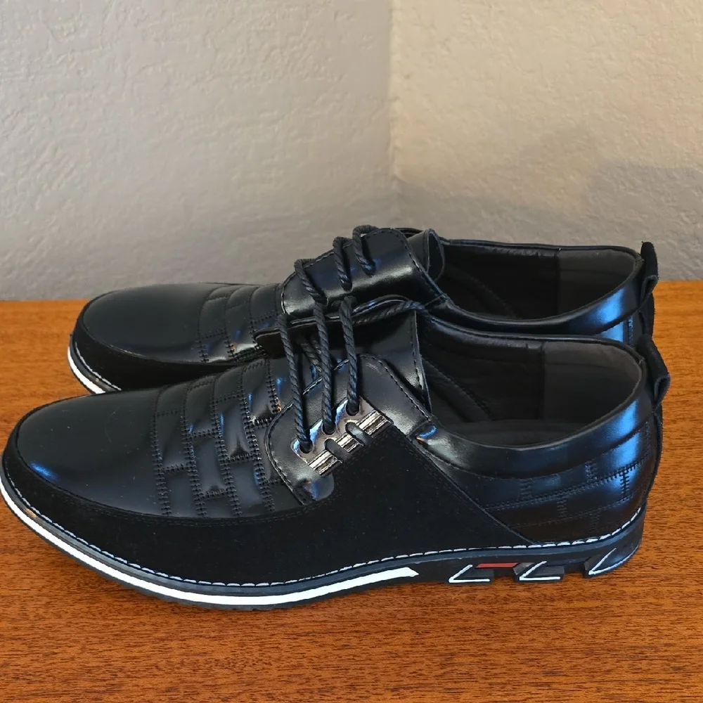Gatsby Men's Black Oxfords Size